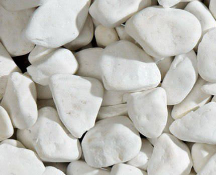 PEBBLES - WHITE THASOS - Dekorativni kamen